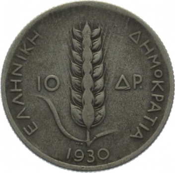 Preview: Griechenland 10 Drachmen 1930